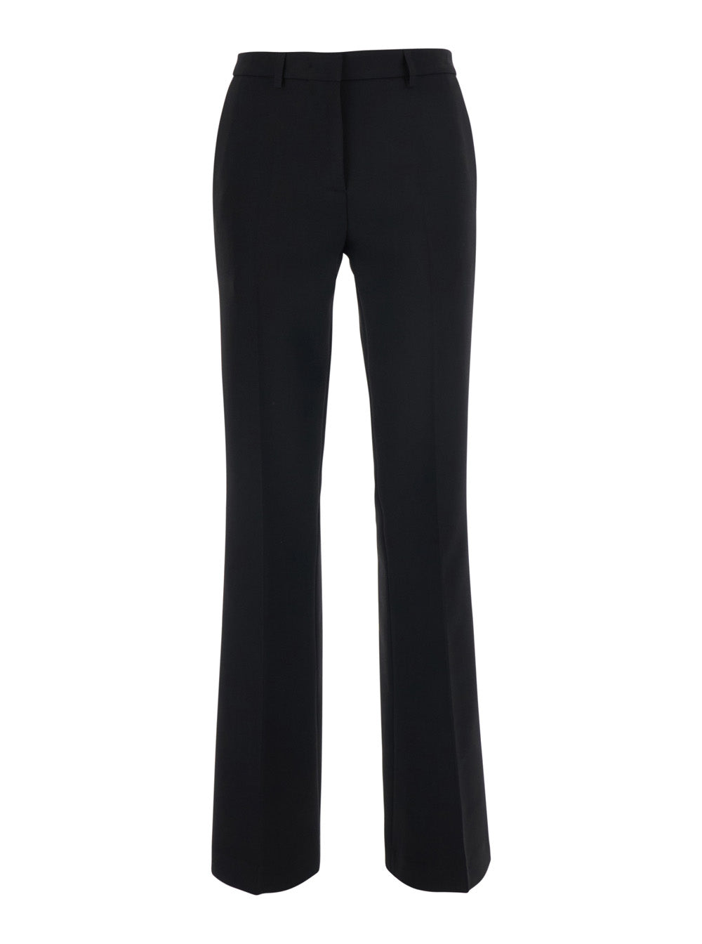 Leplain Women Black Pants With Flared Leg In Fabric For Women LEPLAIN