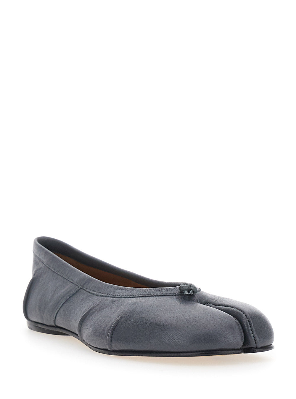 Maison Margiela Women Ballet Shoes With Leather And Blue Woman MAISON MARGIELA