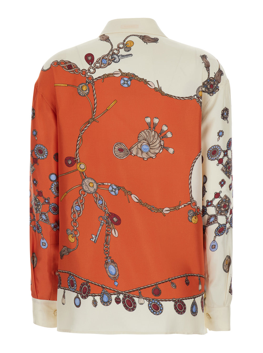 Versace Women Informal Shirt Silk Twill Print VERSACE