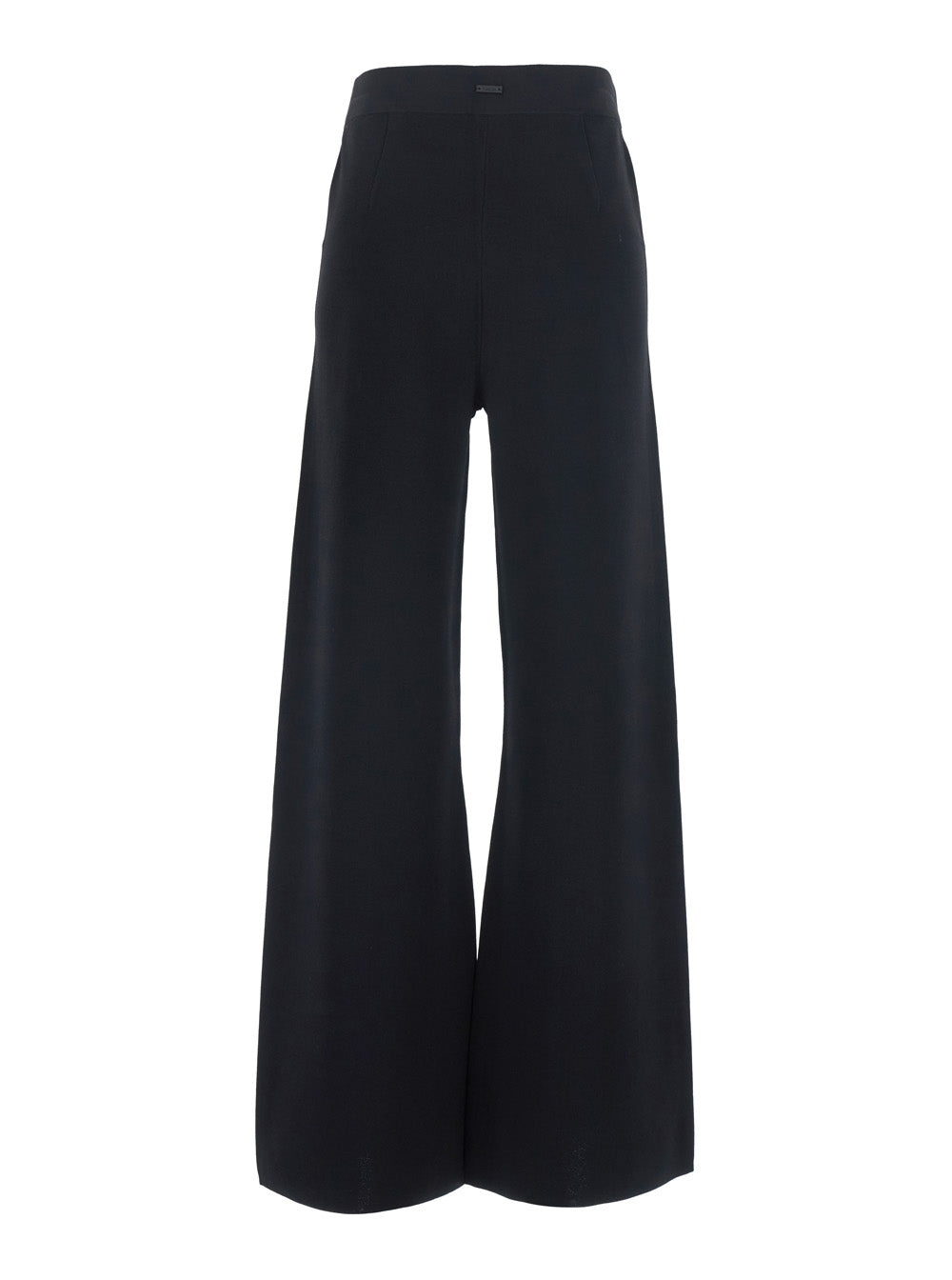 Max Mara Women 'Faida' Black Pants With Wide Leg And Elasticated Waist In Blend Viscose For Women MAX MARA