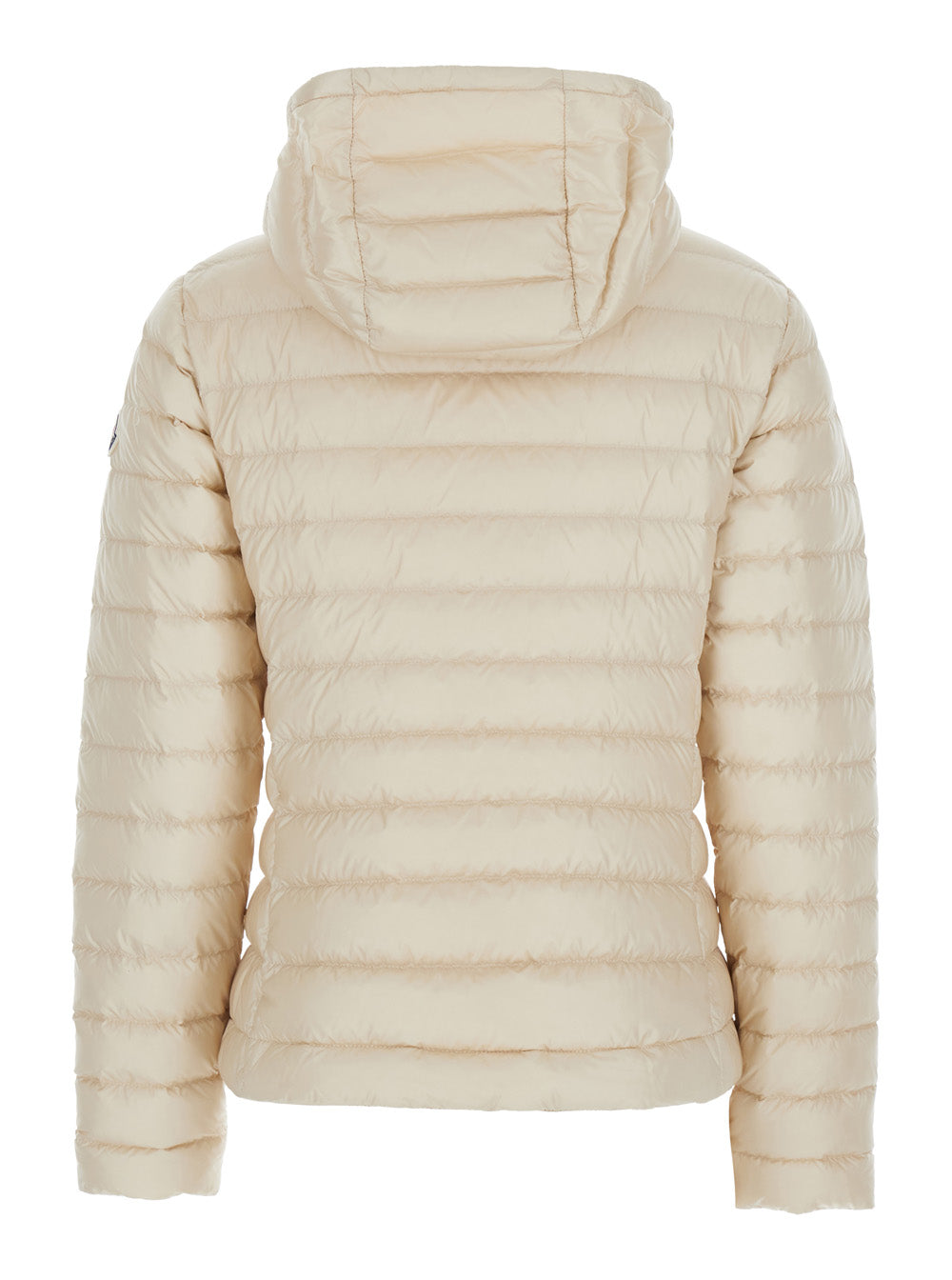 Moncler Women 'Igel' White Down Jacket With Logo Patch On The Sleeve In Tech Fabric For Women MONCLER