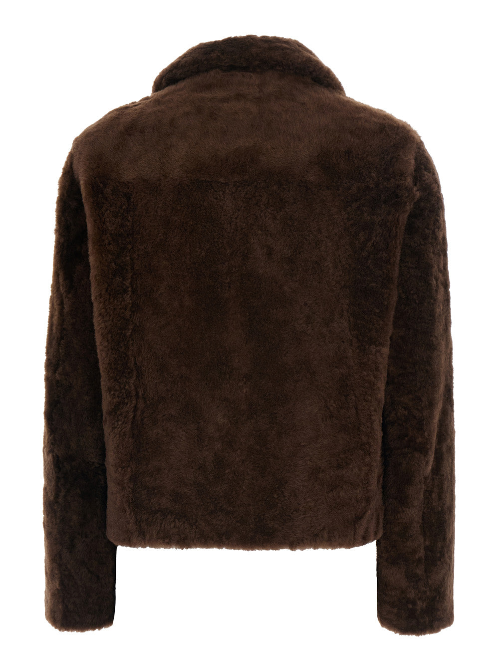 Brunello Cucinelli Women Cropped Double Breasted Shearling BRUNELLO CUCINELLI