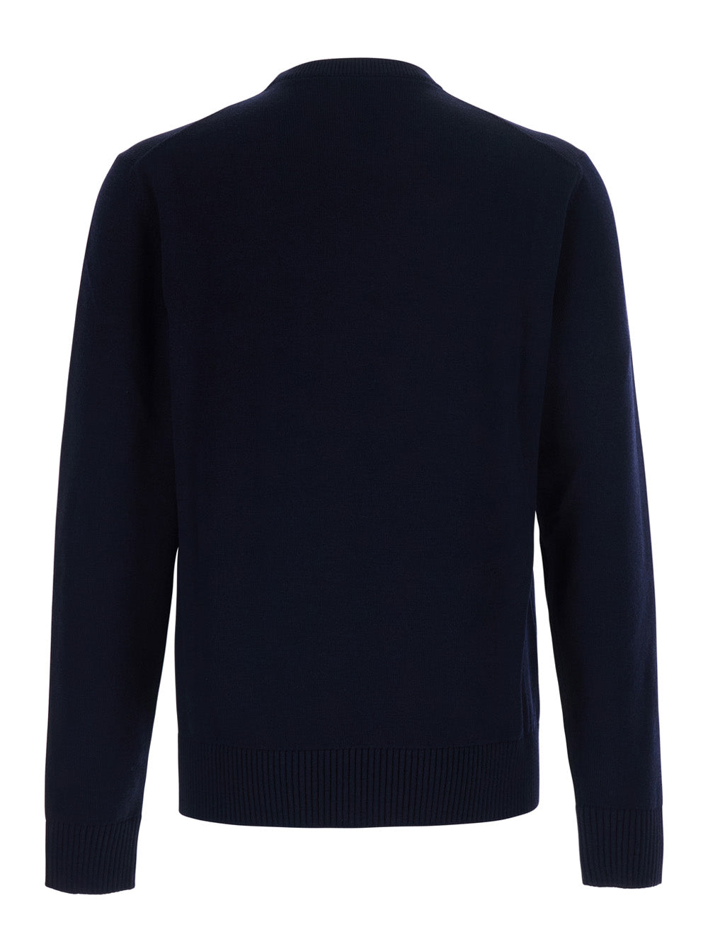 Dolce & Gabbana Men Blue Crew Neck T-Shirt With Logo Lettering On The Front In Cotton For Men DOLCE & GABBANA