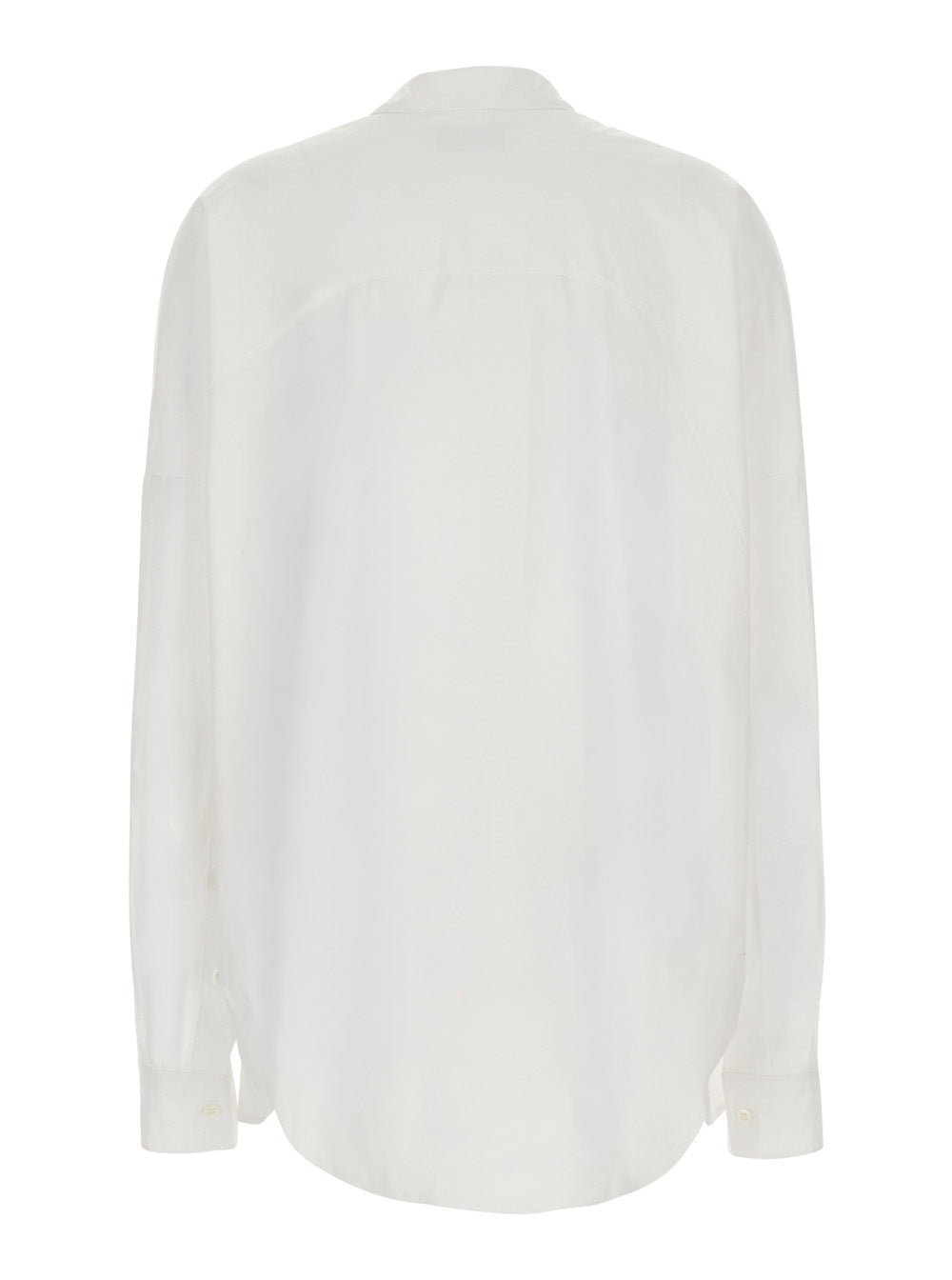 Dries Van Noten Women 'Kasia' White Shirt With Classic Collar And Embroidery On The Front In Cotton For Women DRIES VAN NOTEN