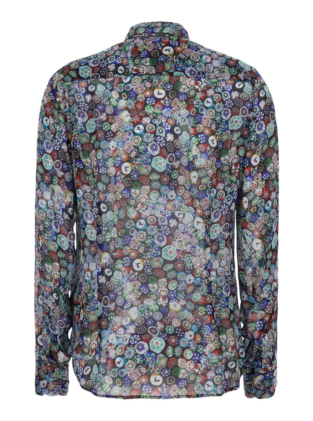 Dries Van Noten Women 'Chowy' Multicolor Shirt With Classic Collar And All-Over Embroidery In Viscose For Women DRIES VAN NOTEN