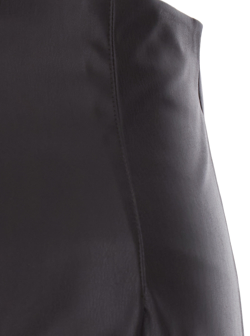 Leplain Women Brown Skirt With Zip Closure At The Back In Ecoleather For Women LEPLAIN