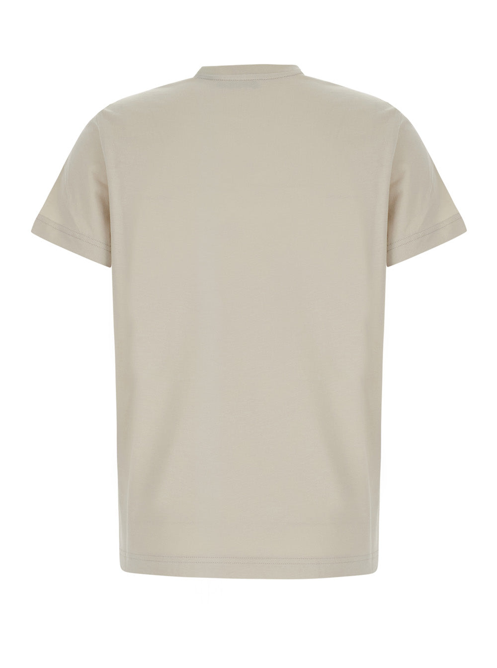 Moncler Women White Crew Neck T-Shirt With Logo Lettering On The Front And Logo Patch On The Sleeve In Cotton For Women MONCLER