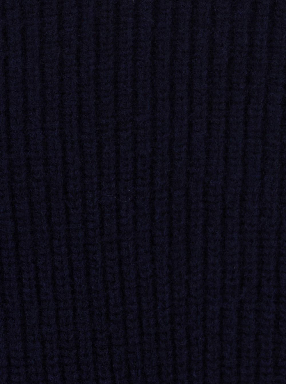 Saint Laurent Men Blue Sweater With Round Neck And V-Neck On The Back In Ribbed Wool For Men SAINT LAURENT