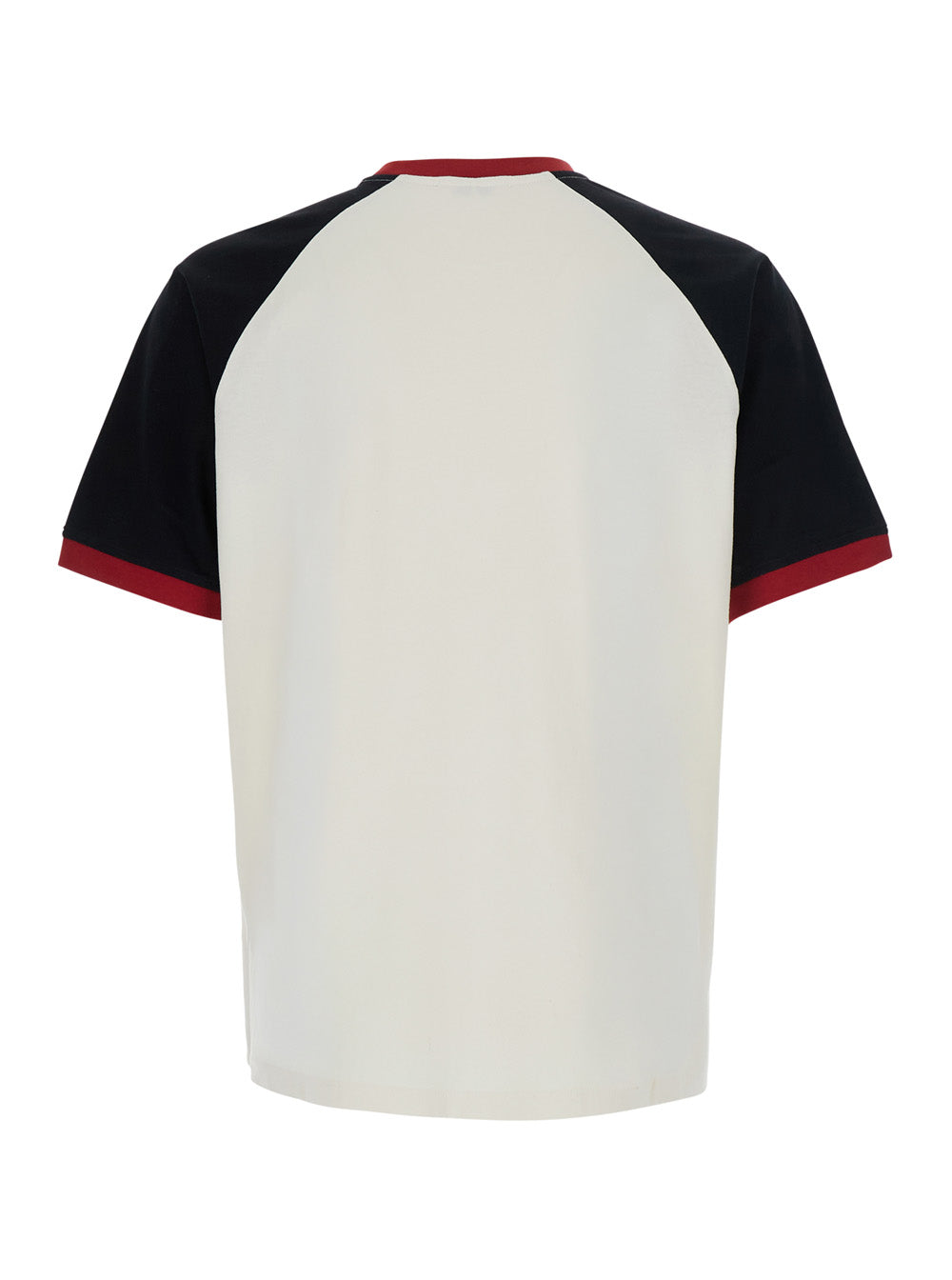 Versace Men Multicolor Crew Neck T-Shirt With Logo Lettering And Medusa Embroidery On The Front In Cotton For Men VERSACE