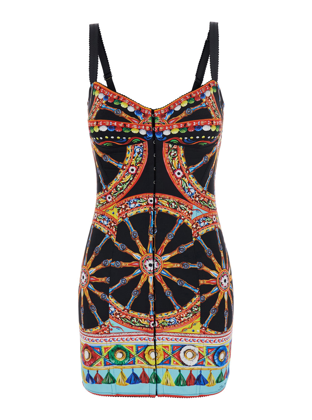 Dolce & Gabbana Women Carretto Print ,Mini Dress DOLCE & GABBANA
