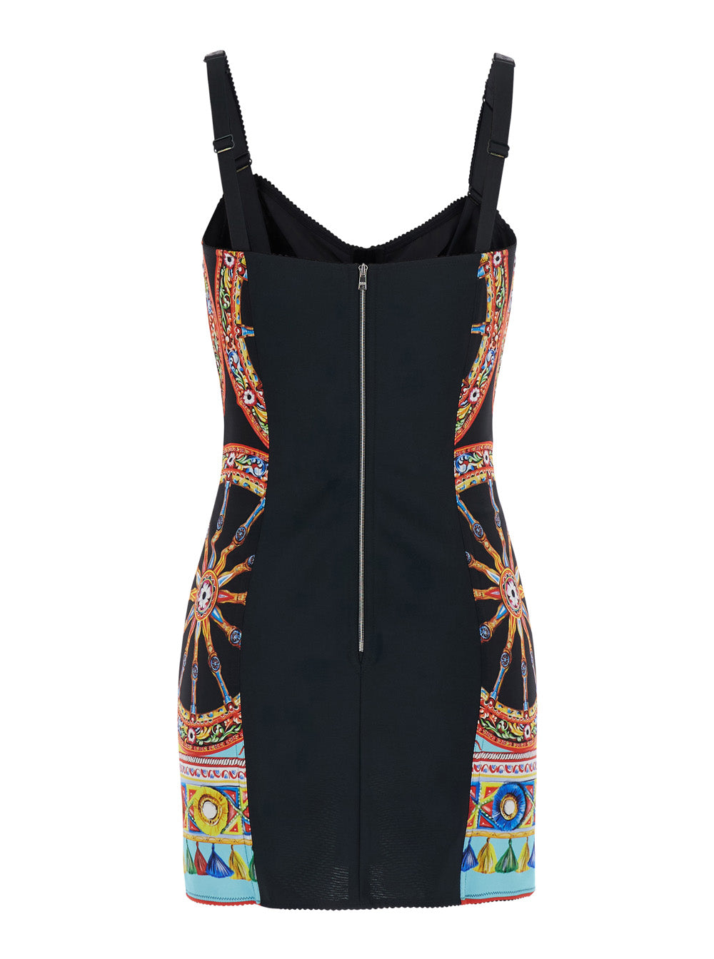 Dolce & Gabbana Women Carretto Print ,Mini Dress DOLCE & GABBANA