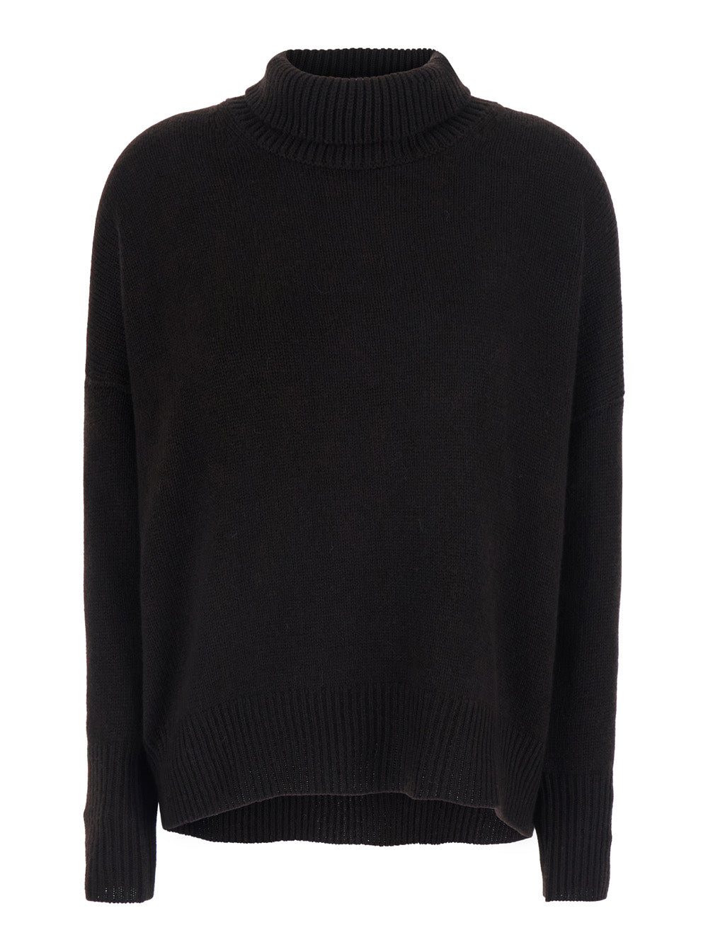 Lisa Yang Women Heidi Sweater With Long Sleeves And V-Neck In Black Cashmere For Women LISA YANG