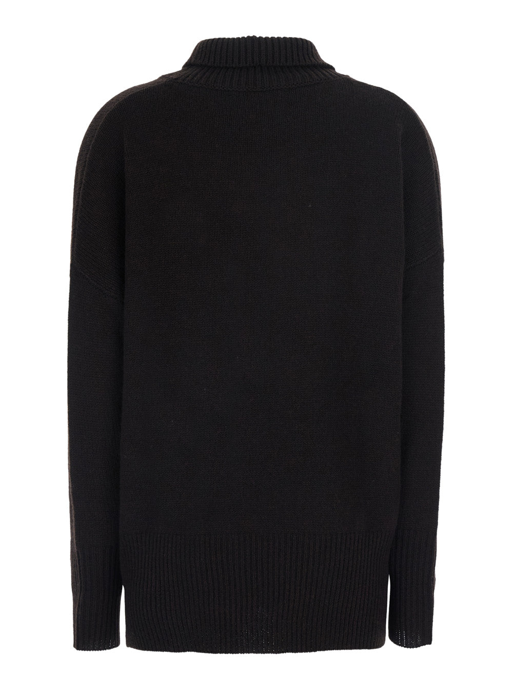 Lisa Yang Women Heidi Sweater With Long Sleeves And V-Neck In Black Cashmere For Women LISA YANG