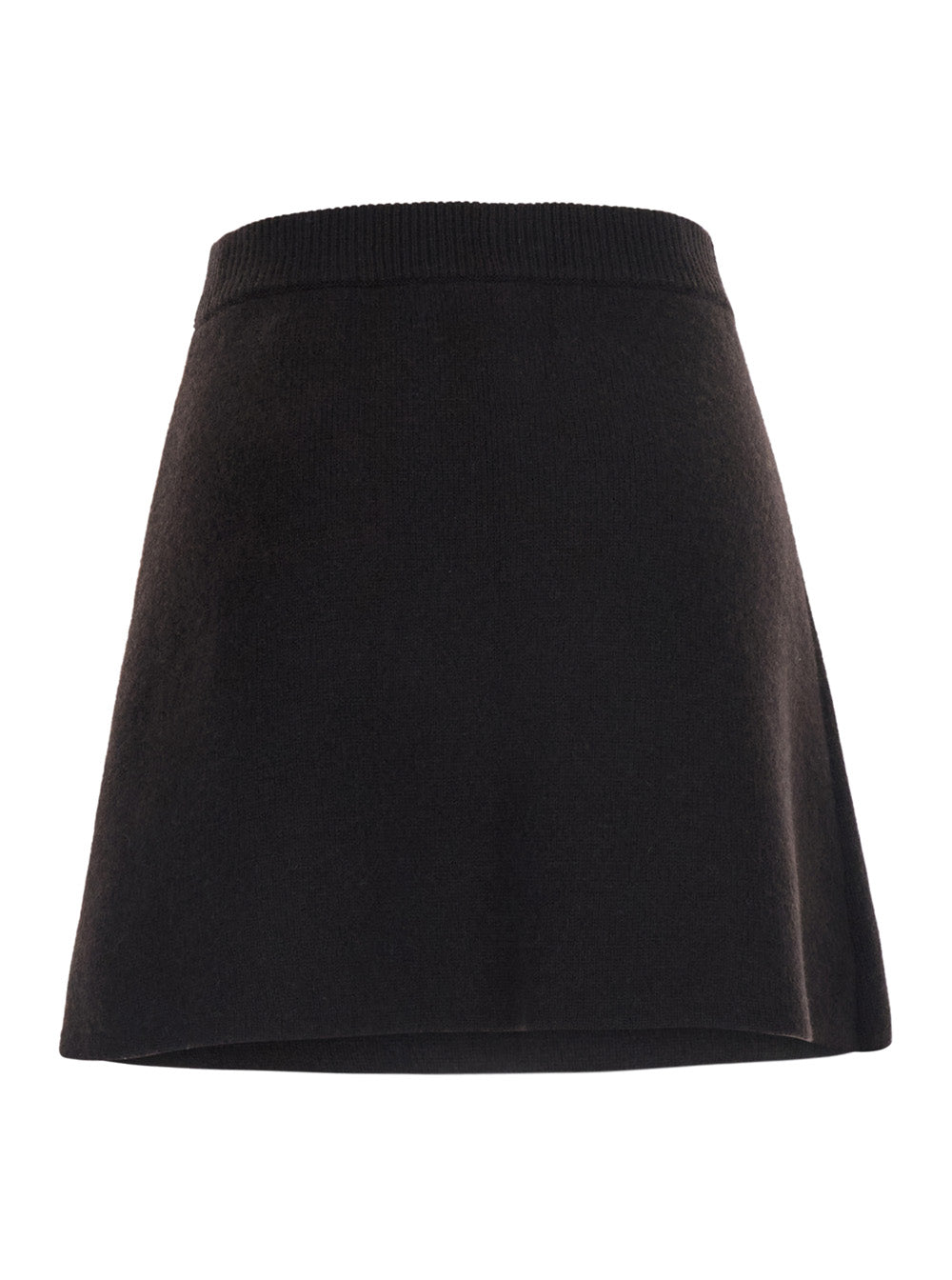 Lisa Yang Women Clare Skirt With Elegant Cashmere Details, Black, Woman LISA YANG