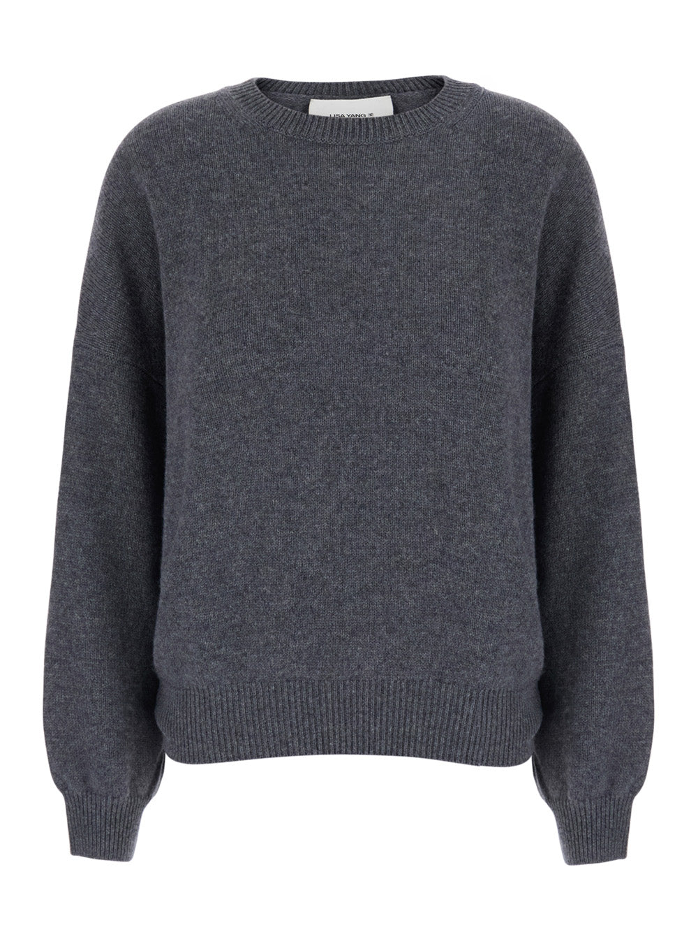 Lisa Yang Women Veira Sweater Is A Brown Cashmere Sweater With A V-Neck And Long Sleeves, Unisex LISA YANG