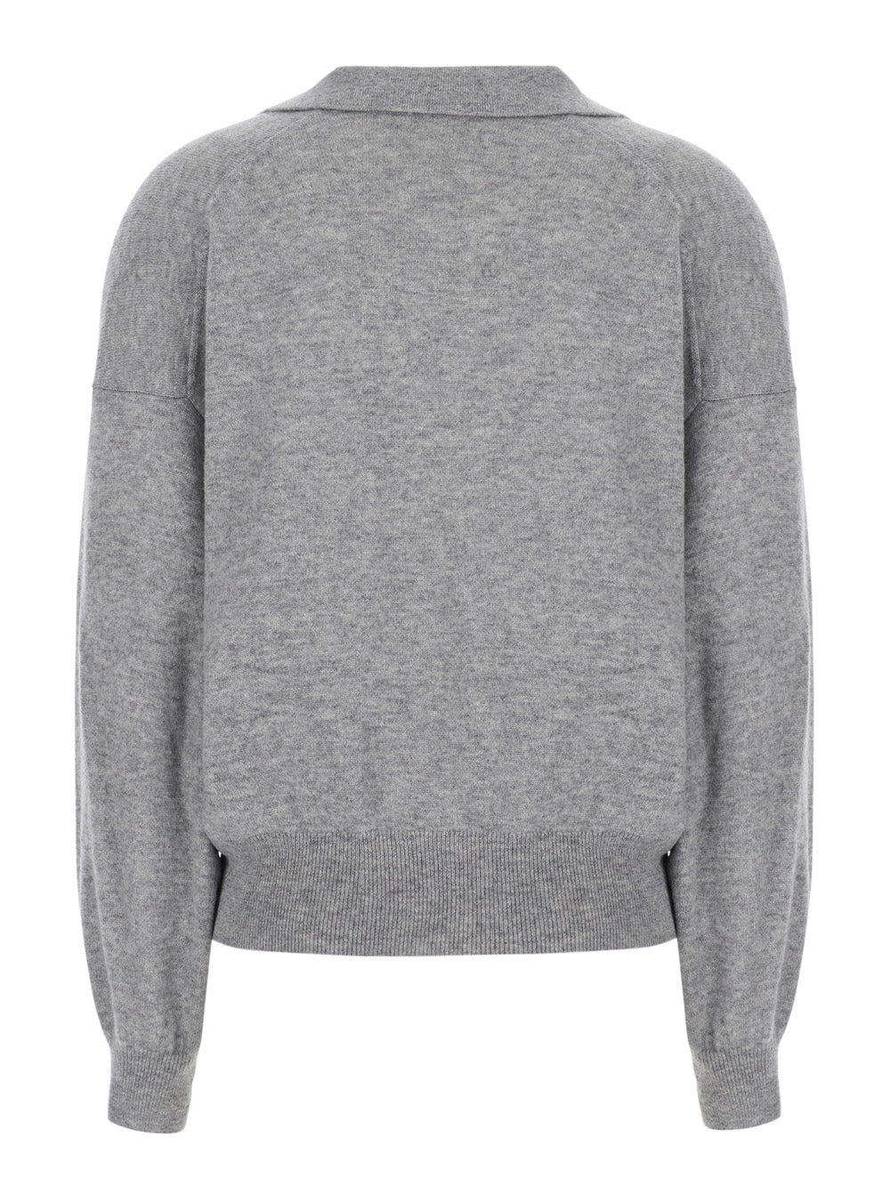 Lisa Yang Women Katriel Sweater With Crew Neck And Long Sleeves In Gray Cashmere For Women LISA YANG