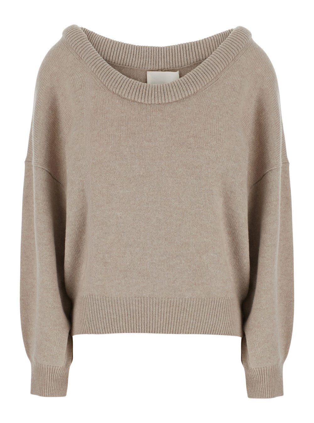 Lisa Yang Women Doria Sweater With High Collar And Long Sleeves In Cashmere Beige Women LISA YANG