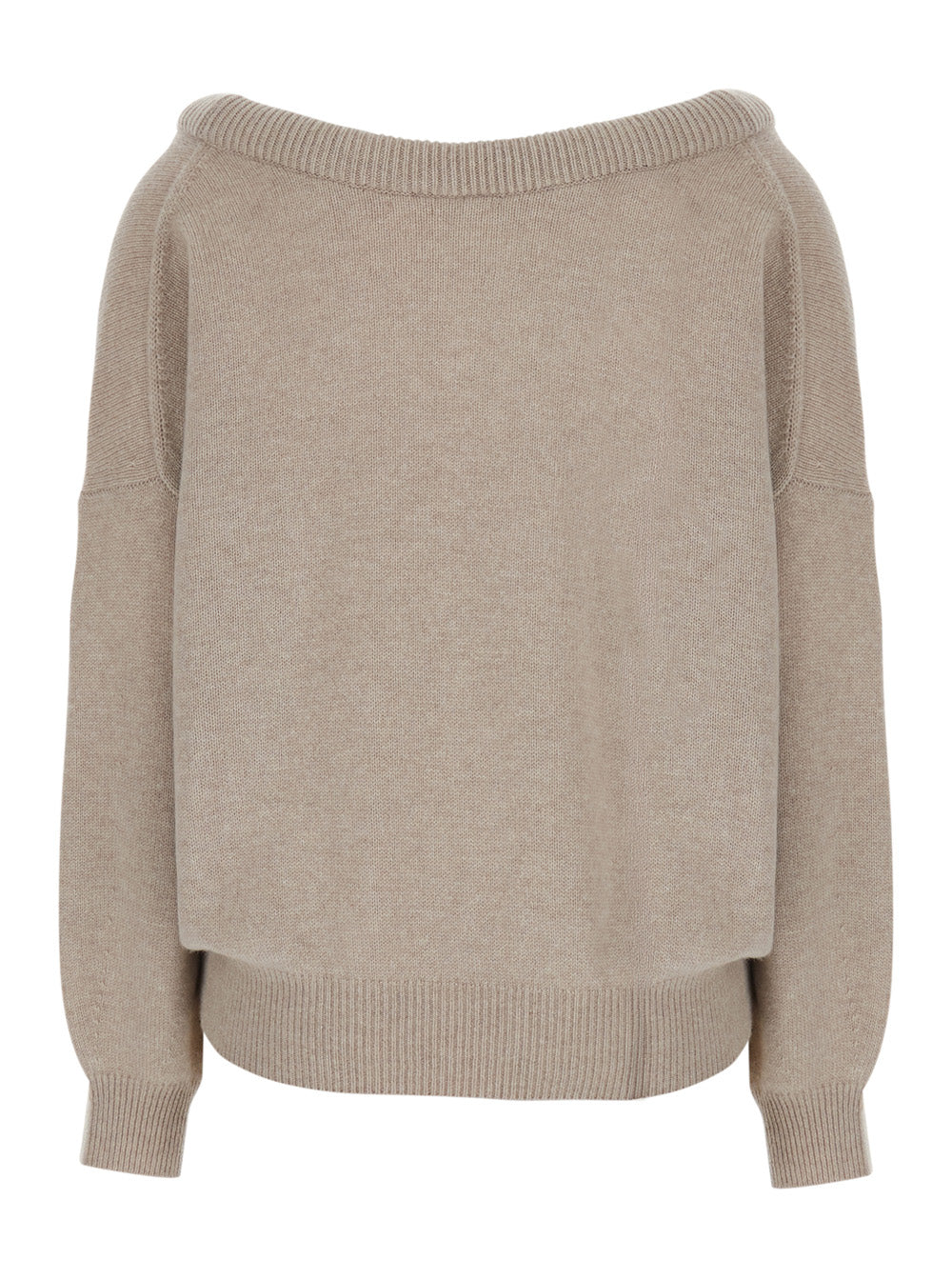 Lisa Yang Women Doria Sweater With High Collar And Long Sleeves In Cashmere Beige Women LISA YANG