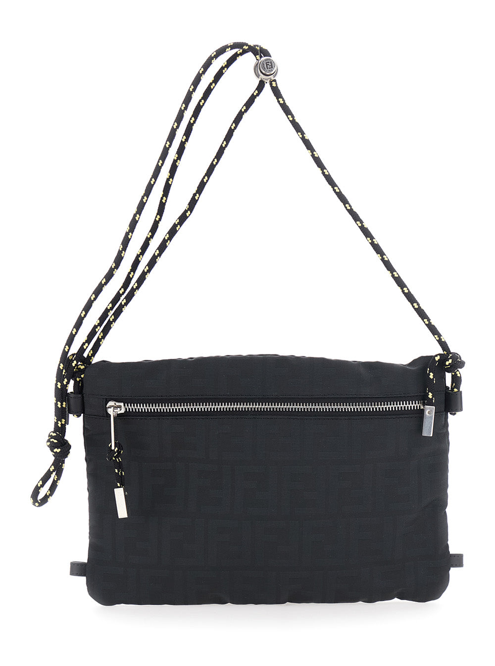 Fendi Men Ff Allover Zip Con Laccetto In Pelle FENDI