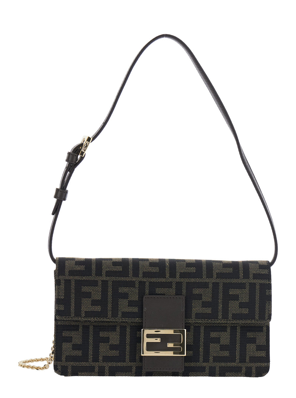 Fendi Women Wallet On Chjain Ff Jacquard FENDI