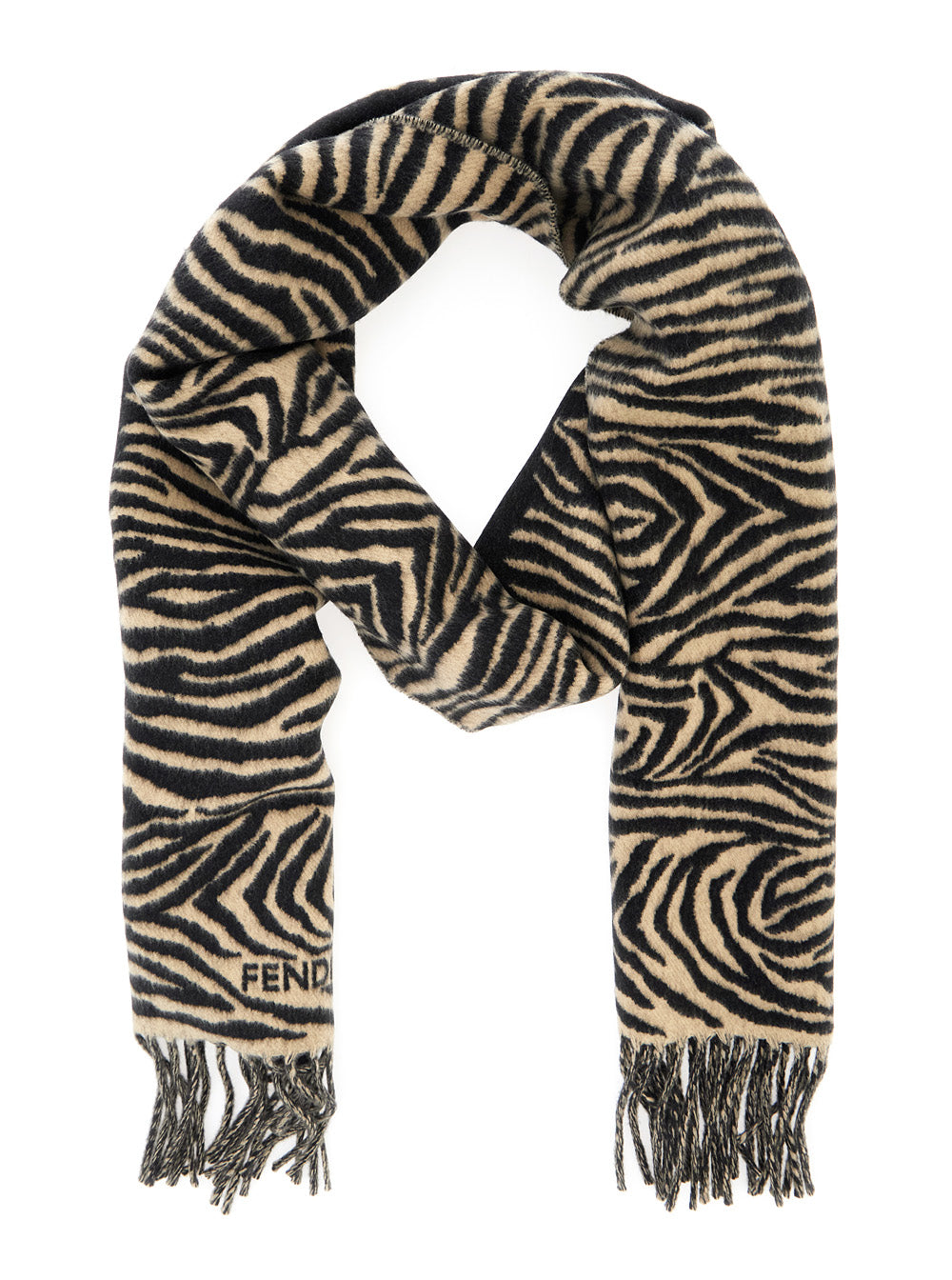 Fendi Women Tiger Scarf Loro Piana FENDI
