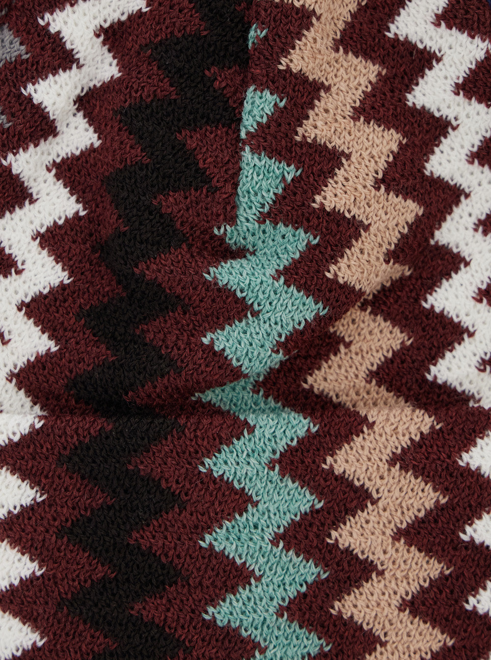 Missoni Men Multicolor Beanie With Zig Zag Motif In Wool And Polyester For Women MISSONI