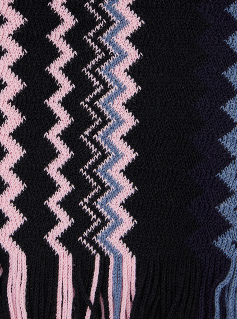 Missoni Women Multicolored Scarf With Geometric Motif In Tech Fabric Unisex MISSONI