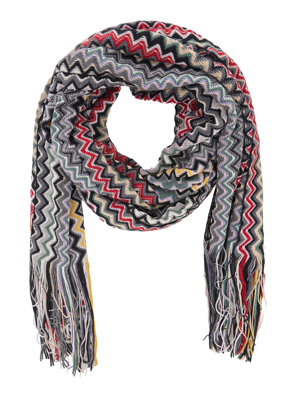 Missoni Women Multicolored Wool And Polyester Unisex Scarf MISSONI