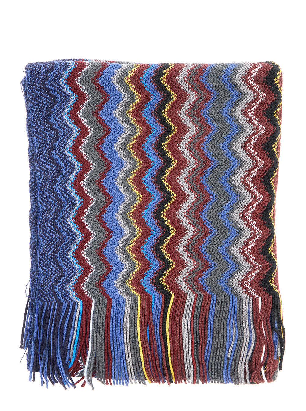 Missoni Men Brown Tech Fabric Scarf MISSONI