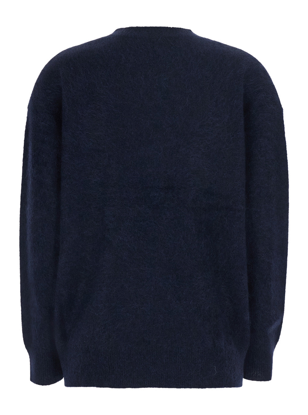 'S Maxmara Women Maria Sweater With V-Neck And Long Sleeves In Blue For Women S MAX MARA