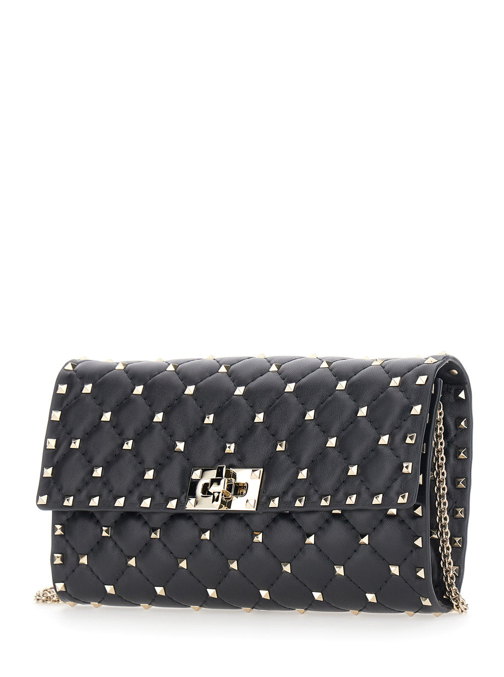 Valentino Garavani Women Shoulder Bag | Rockstud Spike | Nappa/Platinum Studs VALENTINO GARAVANI