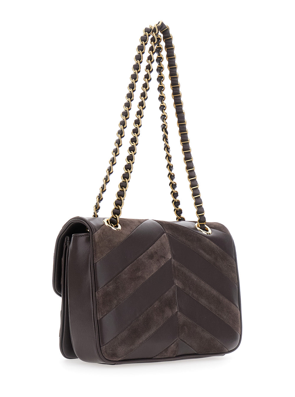 Valentino Garavani Women Medium Shoulder Bag | Djuna | Patchwork Suede S.-Nap.Deluxe/A.Gold-A.L VALENTINO GARAVANI