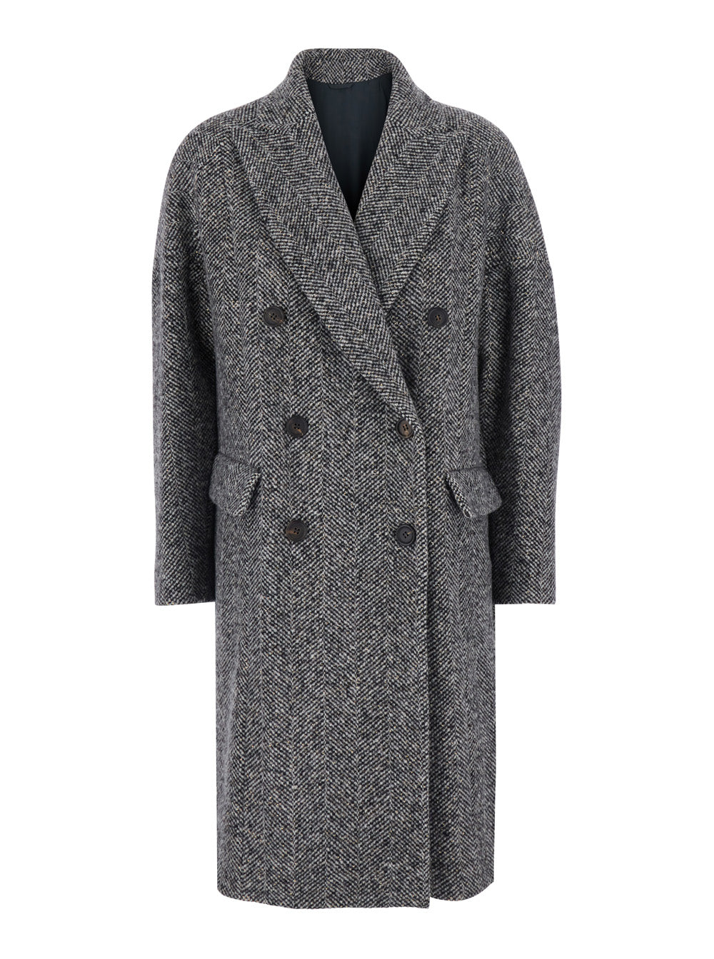 Brunello Cucinelli Women Double-Breasted Coat BRUNELLO CUCINELLI