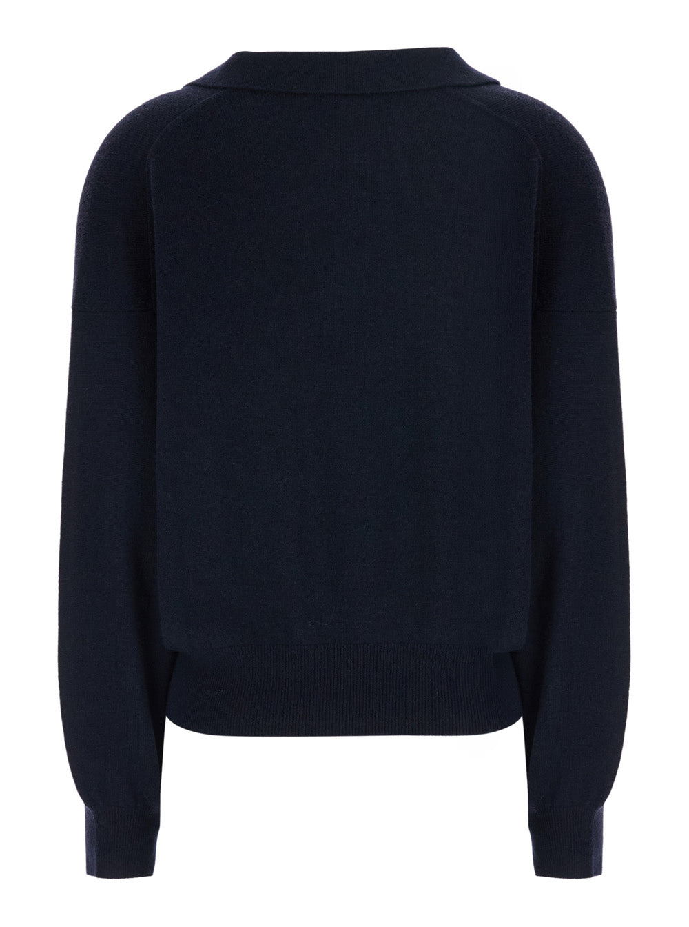 Lisa Yang Women Katriel Sweater With Round Neck And Long Sleeves In Blue Cashmere For Women LISA YANG