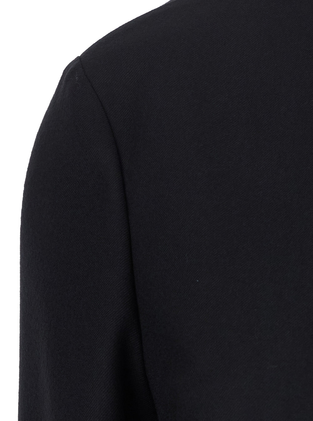 Maison Margiela Women Jacket With Collar And Long Sleeves In Black Virgin Wool For Men MAISON MARGIELA
