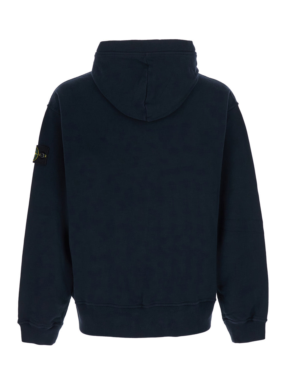 Stone Island Men Sweatshirt With Collar And Long Sleeves In Organic Cotton Blue Man STONE ISLAND