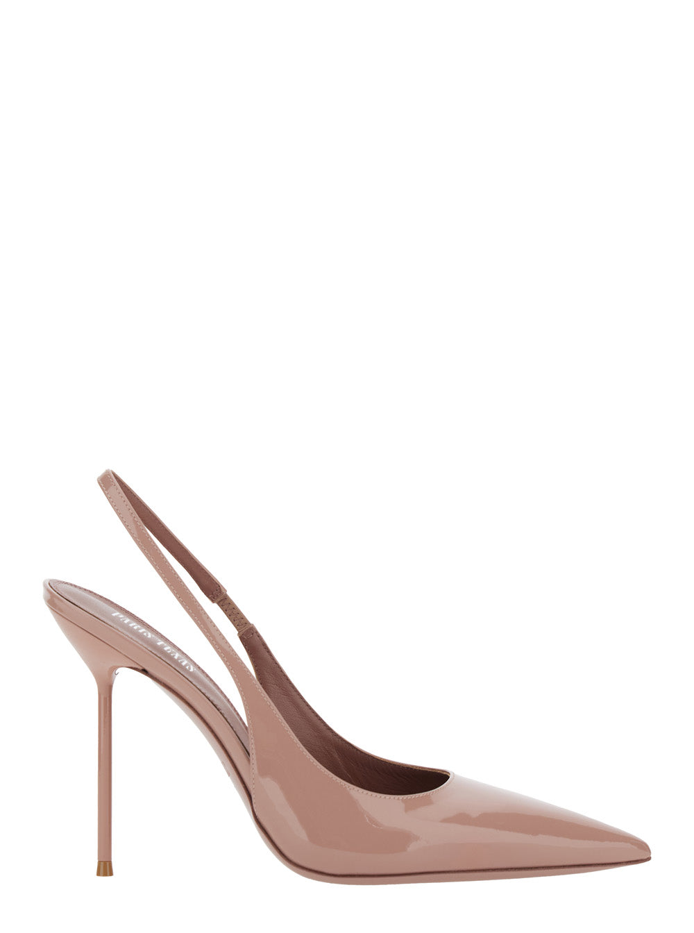 Paris Texas Women Pumps 'Lidia' Slingback With High Stiletto Heel And Elasticized Strap In Pink Leather For Women PARIS TEXAS