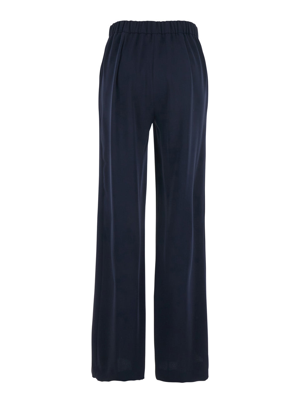 P.A.R.O.S.H. Women Blue Pants With Elastic Waist And Wide Leg In Women's Fabric P.A.R.O.S.H.