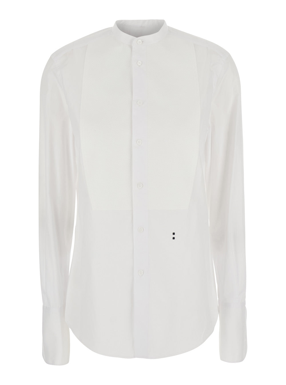 Fendi Women White Shirt With Classic Collar And Long Sleeves In Poplin FENDI