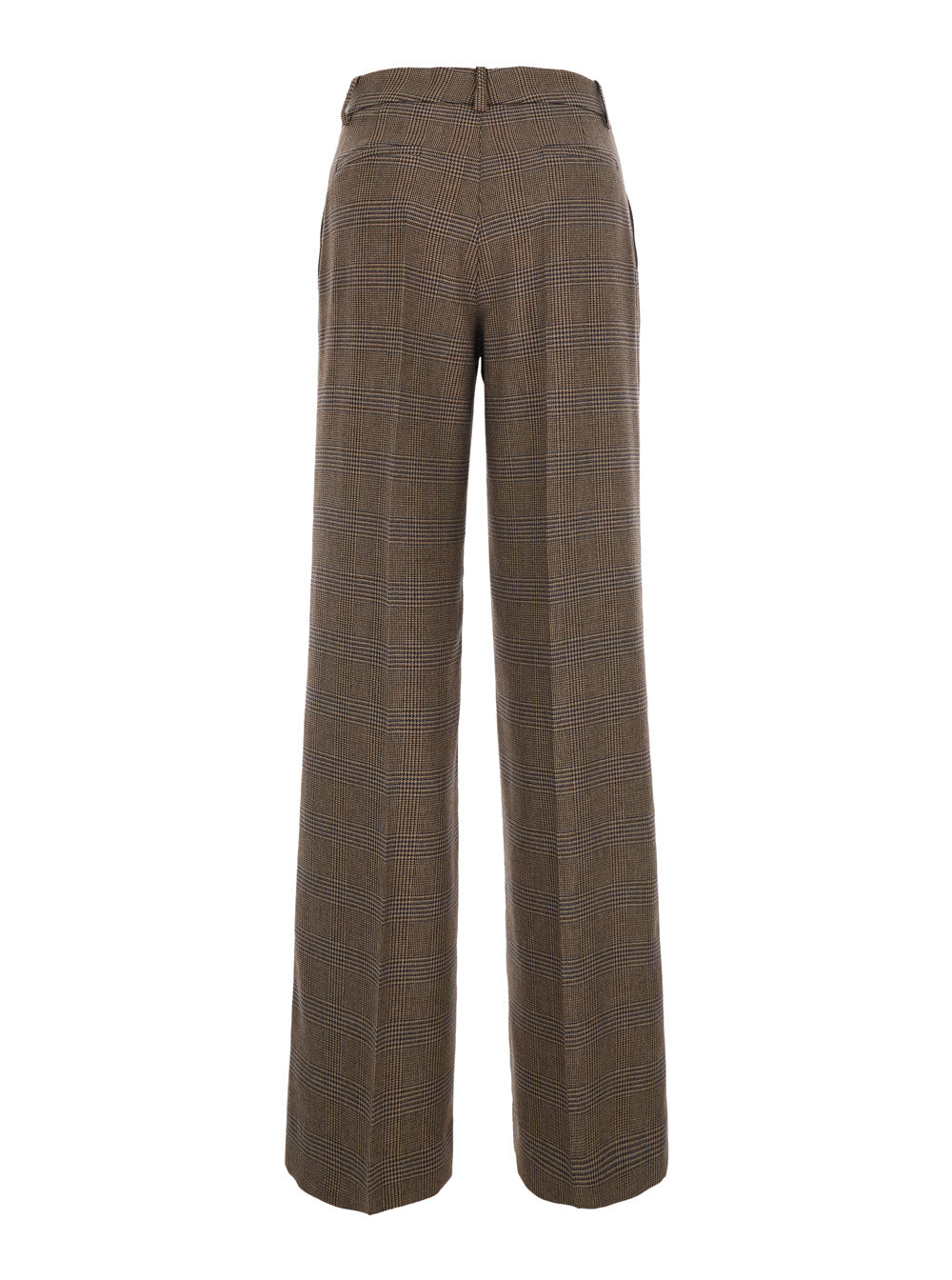 P.A.R.O.S.H. Women Check Blazer With An Elegant Design In Viscose And Wool In Brown For Women P.A.R.O.S.H.