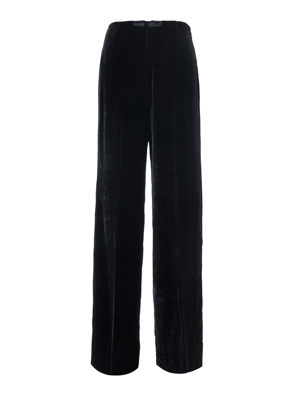 P.A.R.O.S.H. Women Oversized Velvet Pants With Viscose And Black Silk For Women P.A.R.O.S.H.