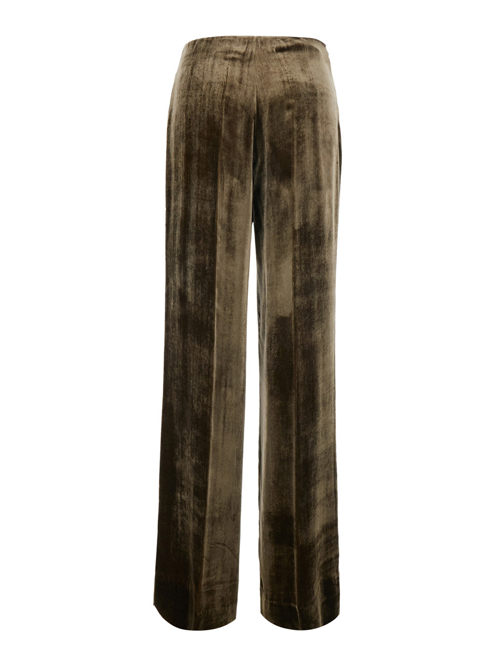 P.A.R.O.S.H. Women Brown Velvet Oversized Pants With Viscose And Silk For Women P.A.R.O.S.H.