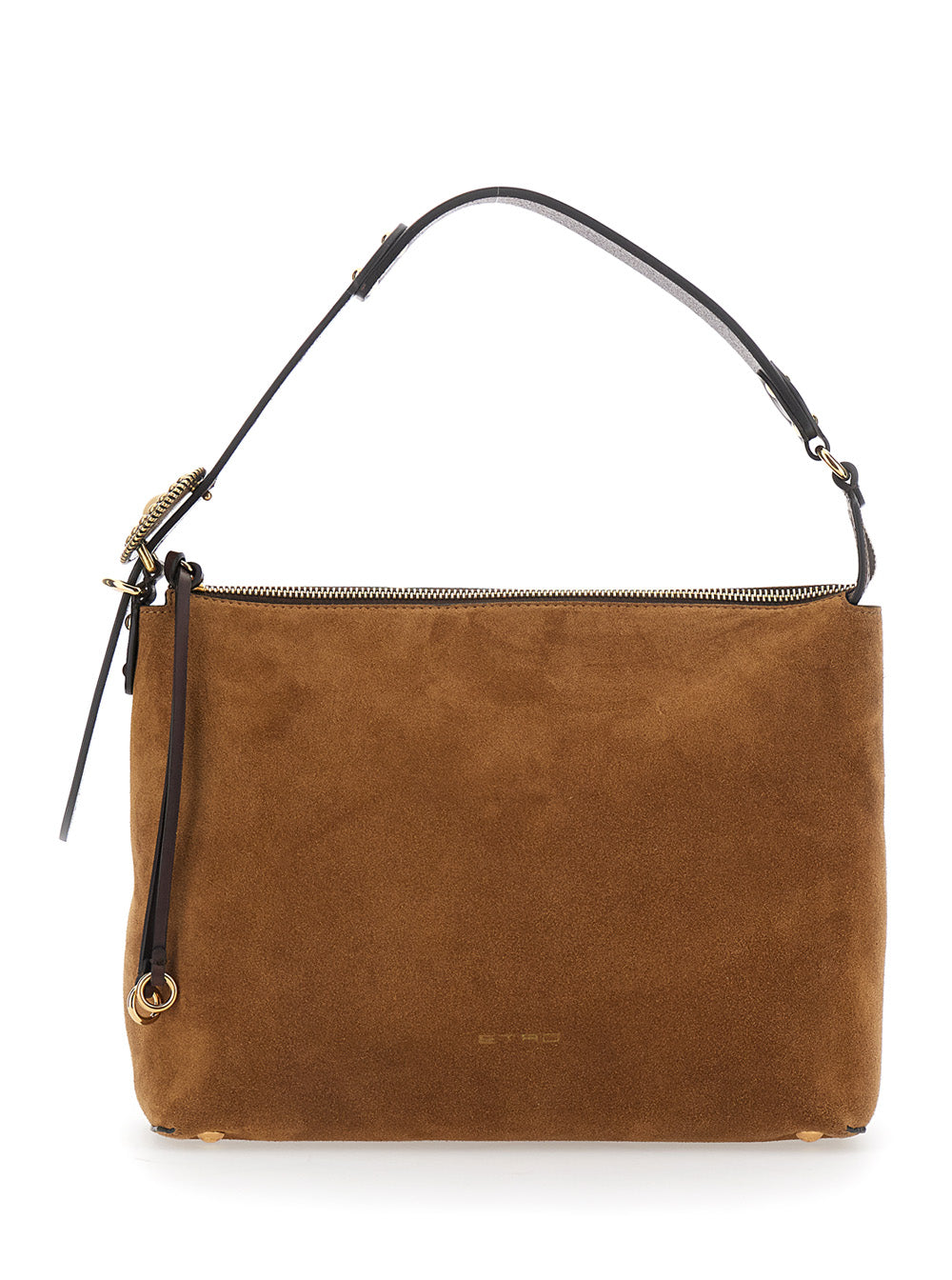 Etro Women Shoulder Bag With Refined Leather And Fabric Details, Brown, Unisex ETRO