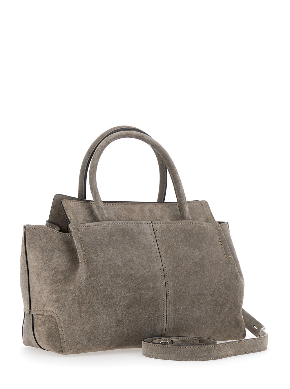 Tod's Women Handbag 'Shopping Di Bag Small' With Gray Leather Details For Women TOD'S