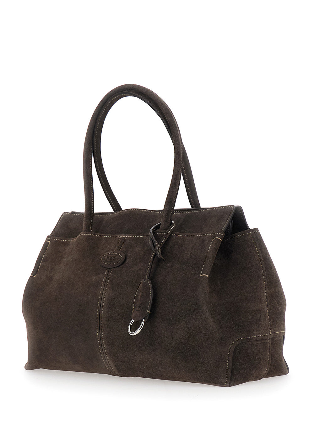 Tod's Women Shoulder Bag With Leather Handles Brown Women TOD'S