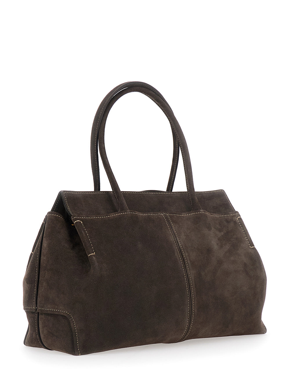 Tod's Women Shoulder Bag With Leather Handles Brown Women TOD'S