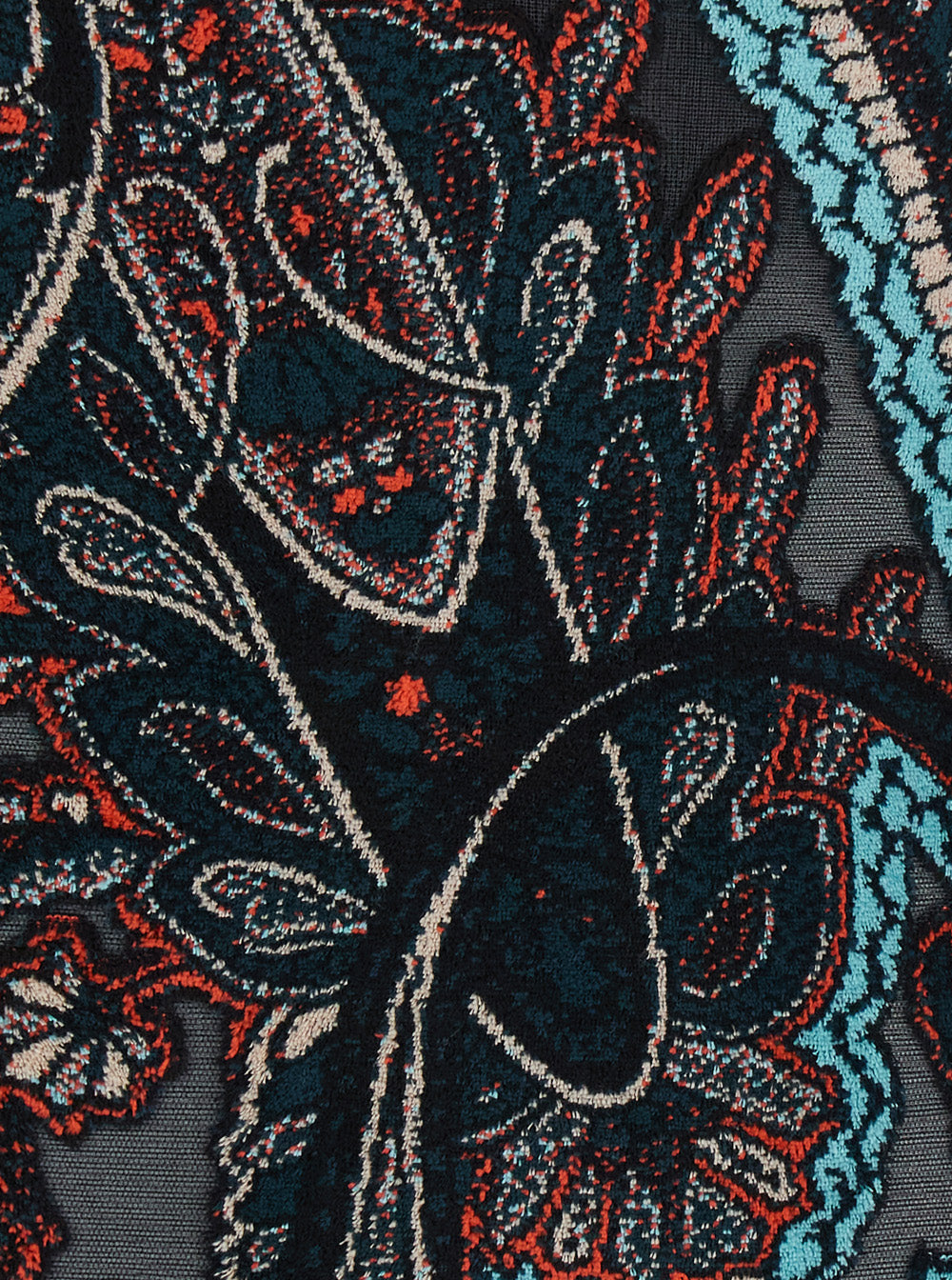 Etro Women Multicolor Long Dress With All-Over Print In Fabric For Women ETRO