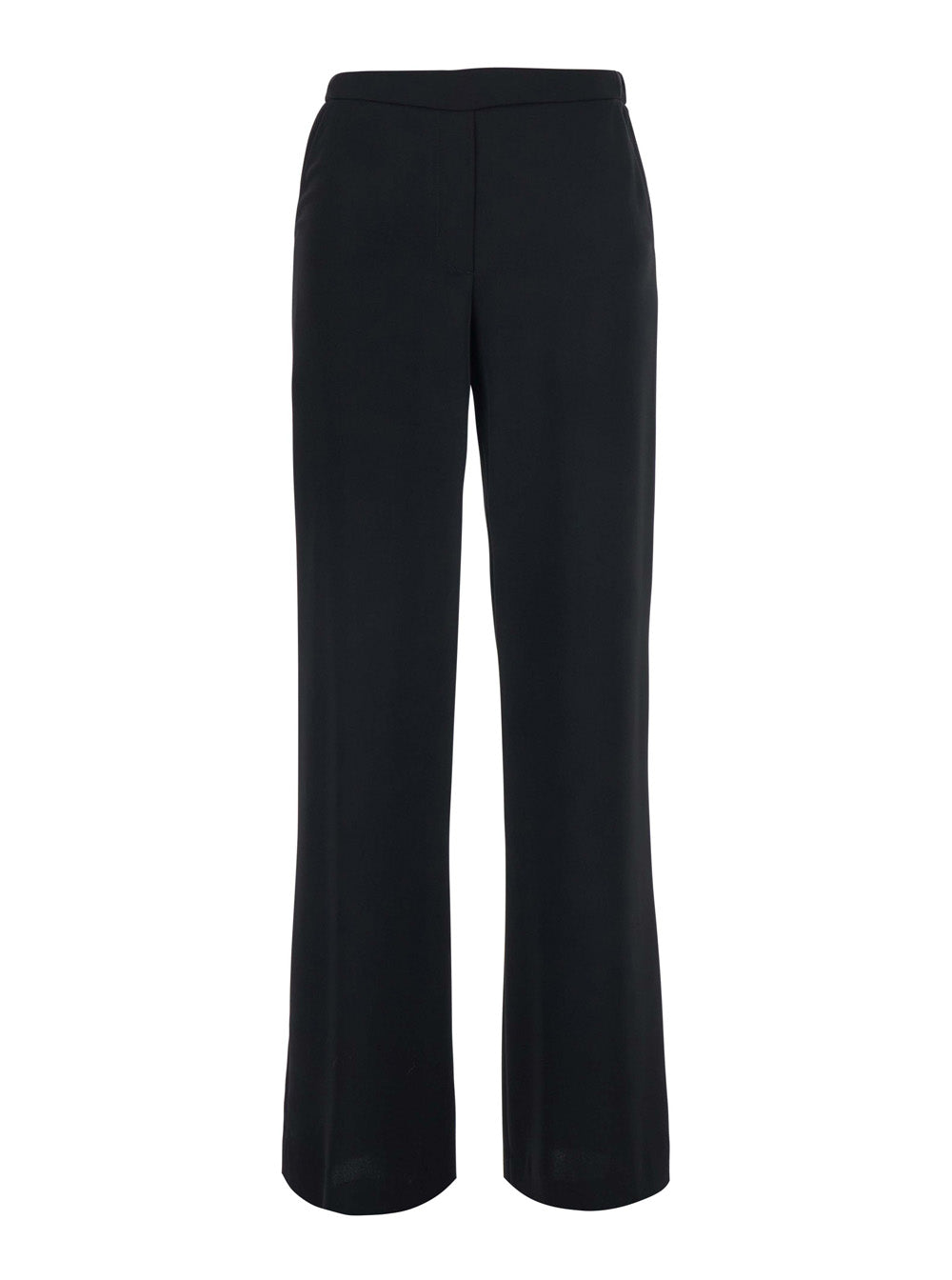 P.A.R.O.S.H. Women Black Pants With Elegant Details In Fabric For Women P.A.R.O.S.H.