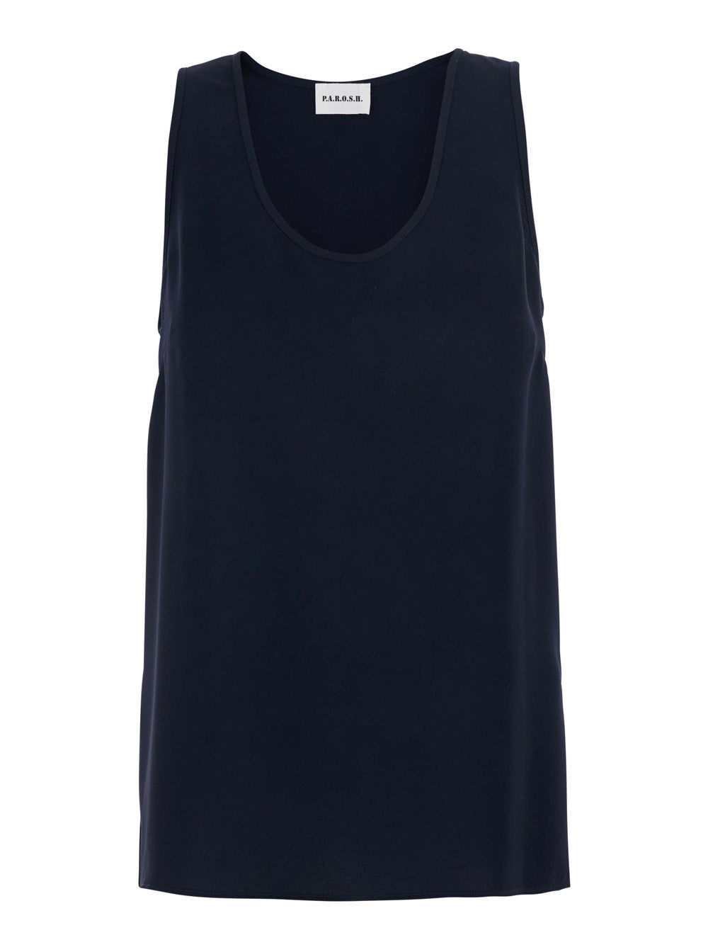 P.A.R.O.S.H. Women Short Sleeve Blouse In Light Blue Fabric For Women P.A.R.O.S.H.