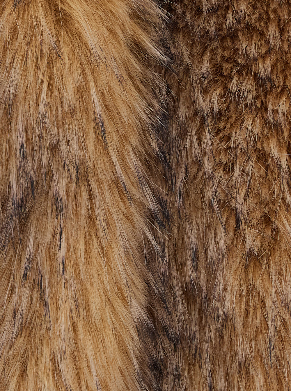Rotate Women Brown Jacket In With Round Collar And Long Sleeves In Synthetic Fur Women ROTATE